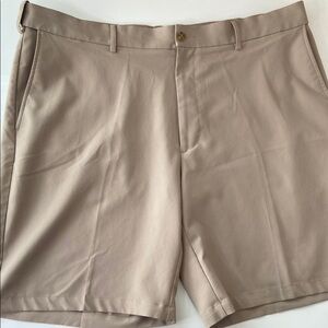 PGA Tour Tan Flat Front Shorts Smart Casual